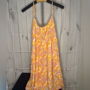 Wild Fable Floral Dress with Orange and Purple